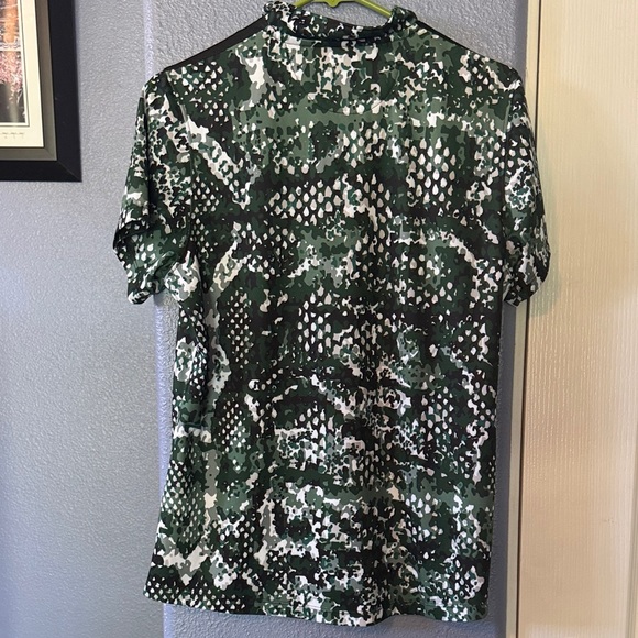 Fringe Studio Green and Black Camouflage Shirt - Picture 4 of 4